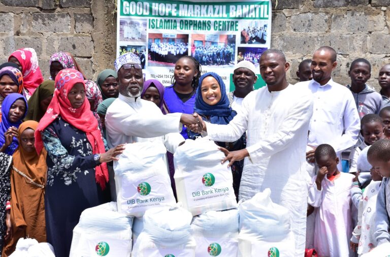 DIB Bank Kenya donates food to vulnerable families