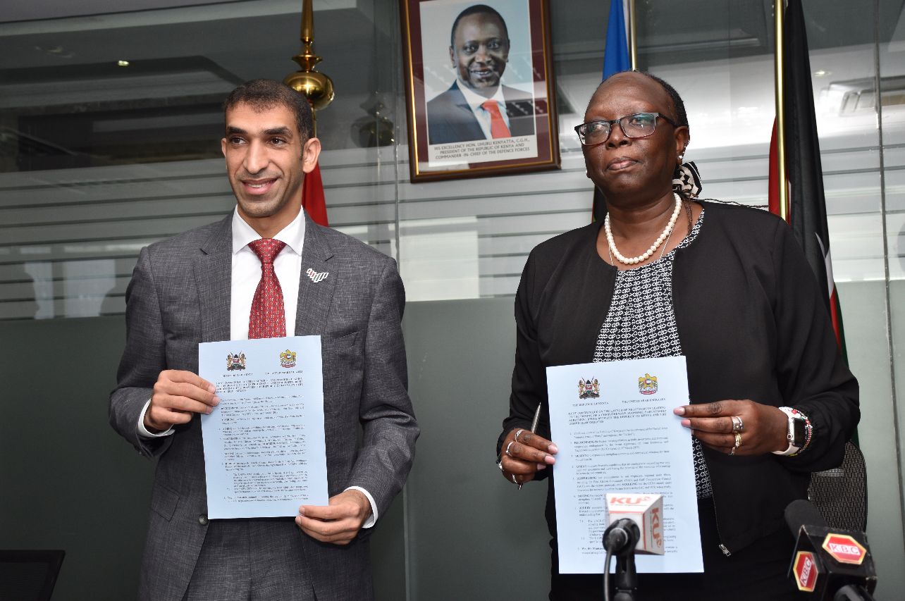Kenya signs trade pact with UAE to boost Investments integration Kenya signs trade pact with UAE to boost Investments integration