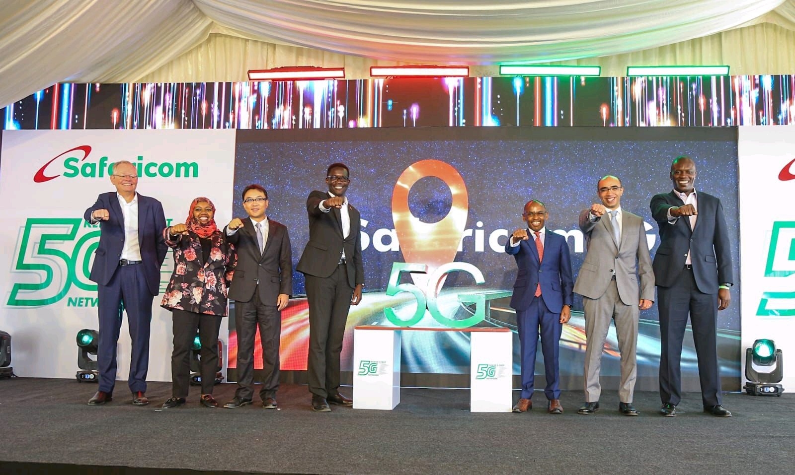 Safaricom unveils 5G Network Services Safaricom unveils 5G Network Services