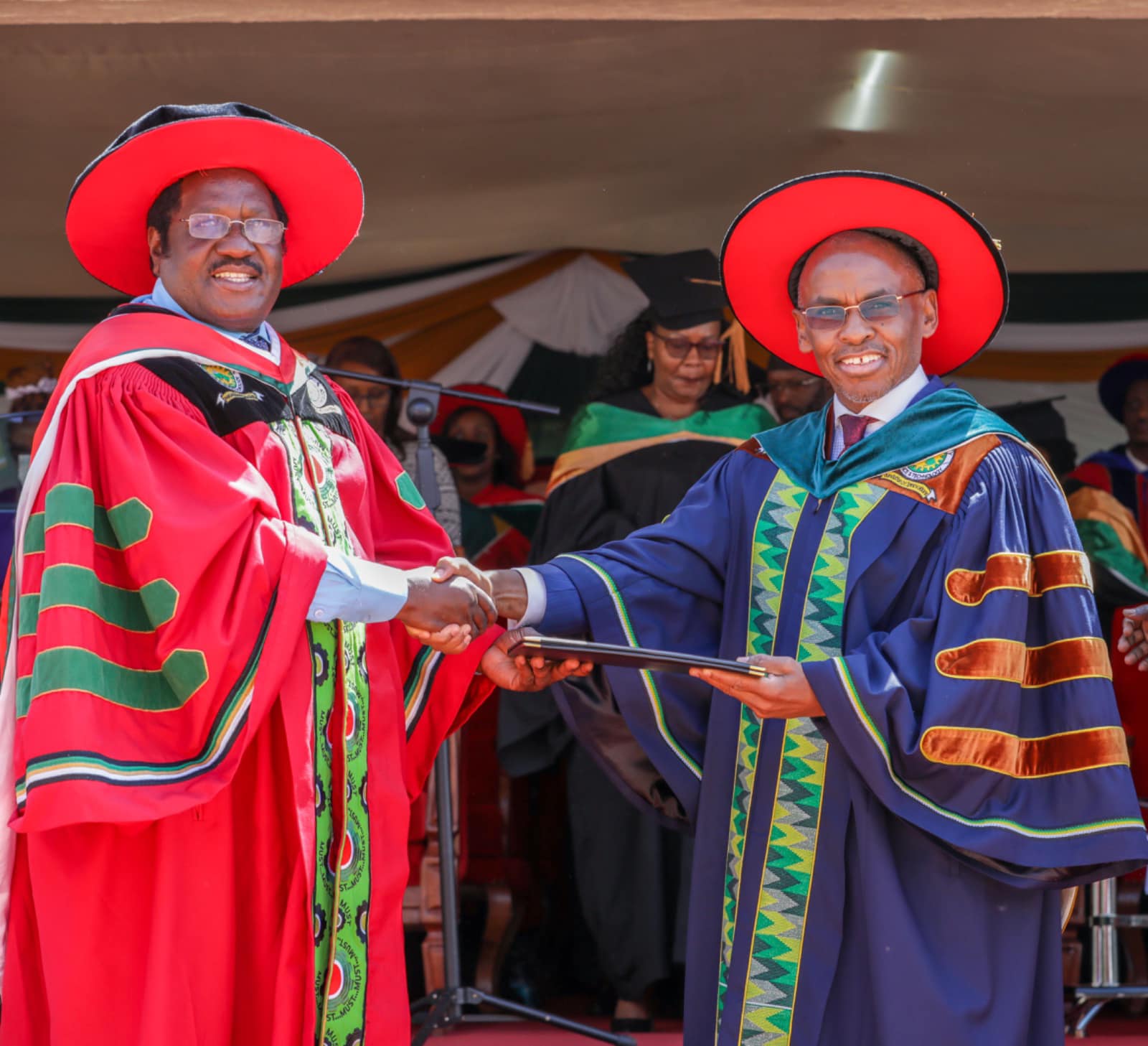 Peter Ndegwa receives an Honorary Doctorate from MUST Peter Ndegwa receives an Honorary Doctorate from MUST