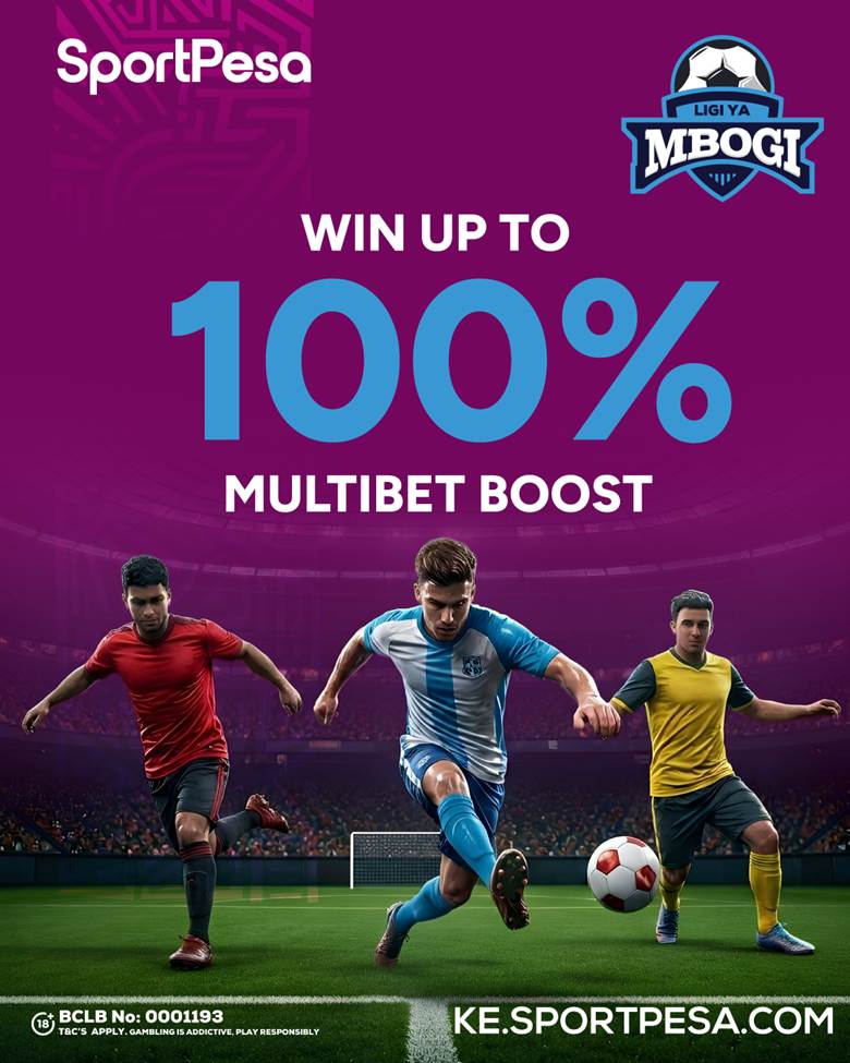 Win up to 100% Multibet Boost with SportPesa Ligi ya Mbogi – Kenya's sports news, betting and casino updates | SportPesa Kenya blog Win up to 100% Multibet Boost with SportPesa Ligi ya Mbogi – Kenya's sports news, betting and casino updates | SportPesa Kenya blog